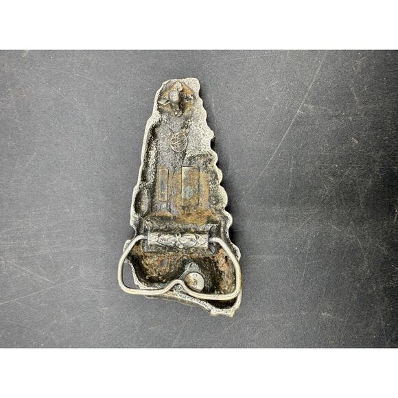 Vintage 1978 Bergamont Brass Works Train Belt Buckle - great condition - Picture 7 of 9